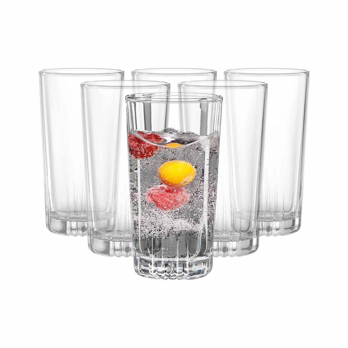 LONGDRINKGLÄSER Macau transparent 385 ml 6er Set - Transparent, Glas (0.385L) - Ritzenhoff Breker
