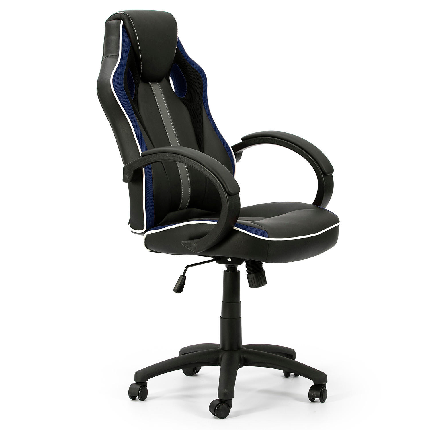 SCAUN ROTATIV Formula negru/albastru