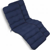 DECKCHAIRAUFLAGE Flair DC 200x50x8cm Dunkelblau (2tlg) - Dunkelblau, Textil (50/8/200cm) - Beautissu 