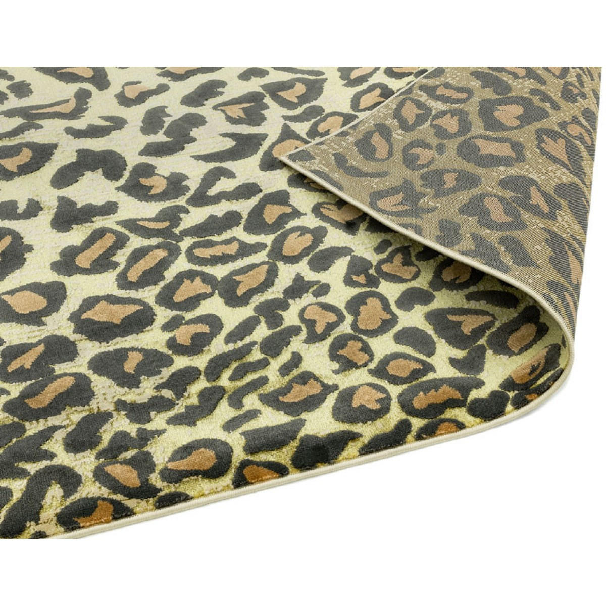 TEPPICH Flachgewebter für Wohn- und Schlafzimmer CYPHER LEOPARD Braun 160 x 230 cm - Braun, Textil (160/230cm) - Novatrend