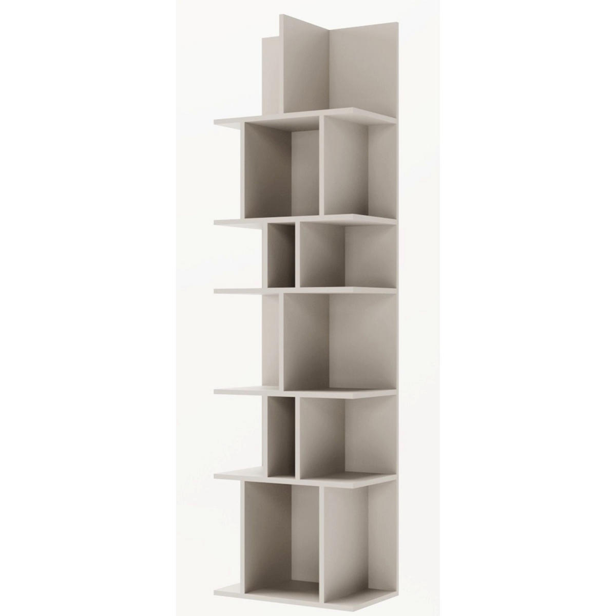 WANDREGAL Bemmi Greige 50 cm - Taupe, Holzwerkstoff (50/180/30cm) - Selsey