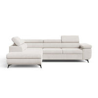 ECKSOFA Argon Ecru Rechts - Ecru/Beige, Holz/Textil (190/255cm) - Graingold