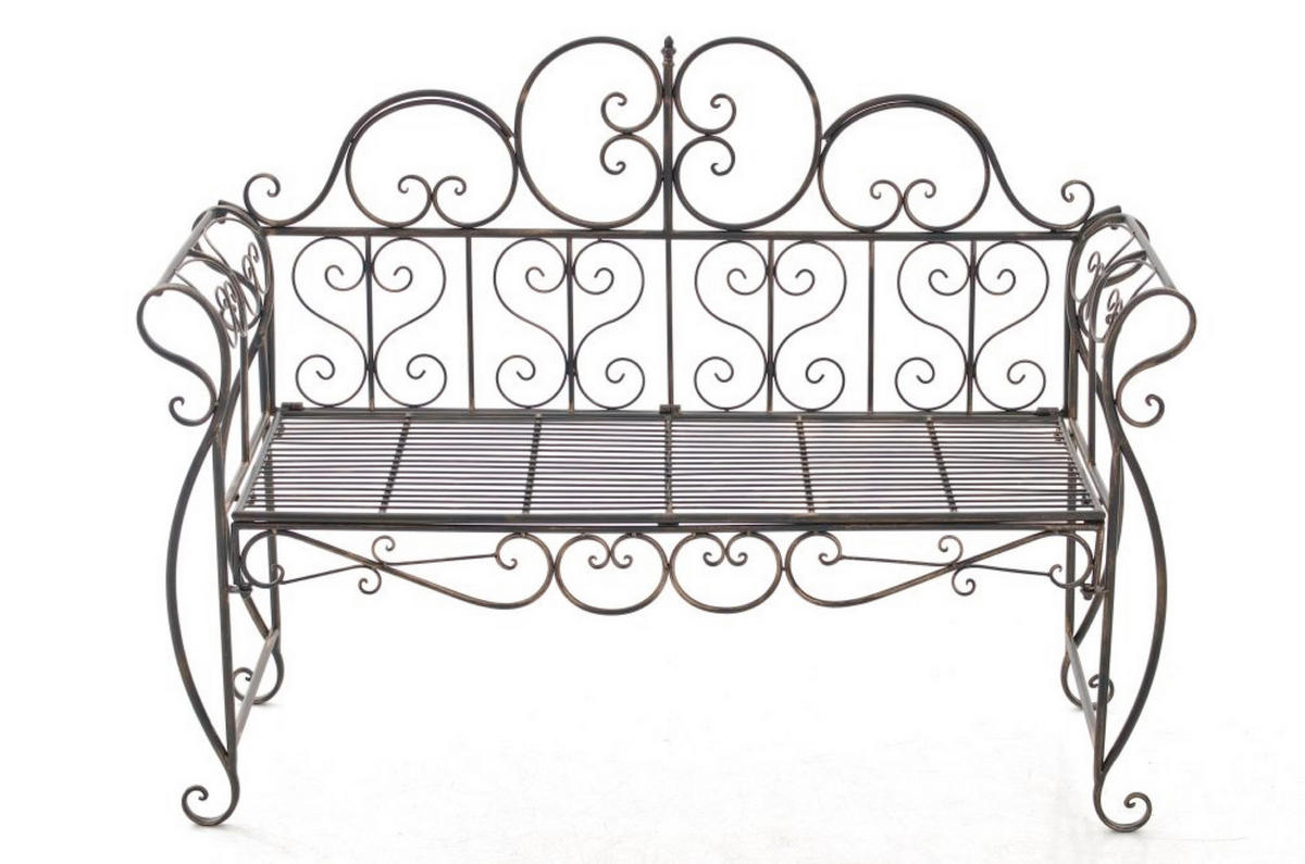 GARTENBANK Minno bronze - Braun, Metall (128/46/94cm) - TPFGarden
