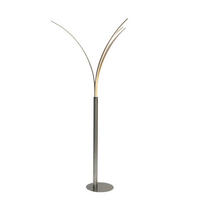 STEHLEUCHTE Livorno, Nickel, 180cm - Nickelfarben, Metall (58/58/180cm) - KOSILUM