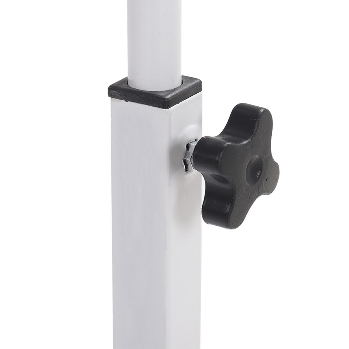 SCHREIBTISCH höhenverstellbar mit Rollen 60x40 cm Büro - Weiß, Kunststoff (40/60/70cm) - Livingandhome