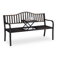 GARTENBANK - Multicolor, Metall (150/89/58.5cm) - Relaxdays