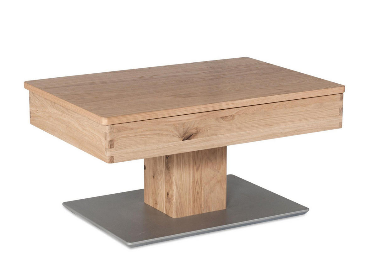 FUNKTIONSTISCH Celeste 90x60x43 höhenverstellbar;diagonal verschiebbar Wildeiche Bianco - Eiche Bianco, Holz (90/60/43cm) - 58aufmkessel