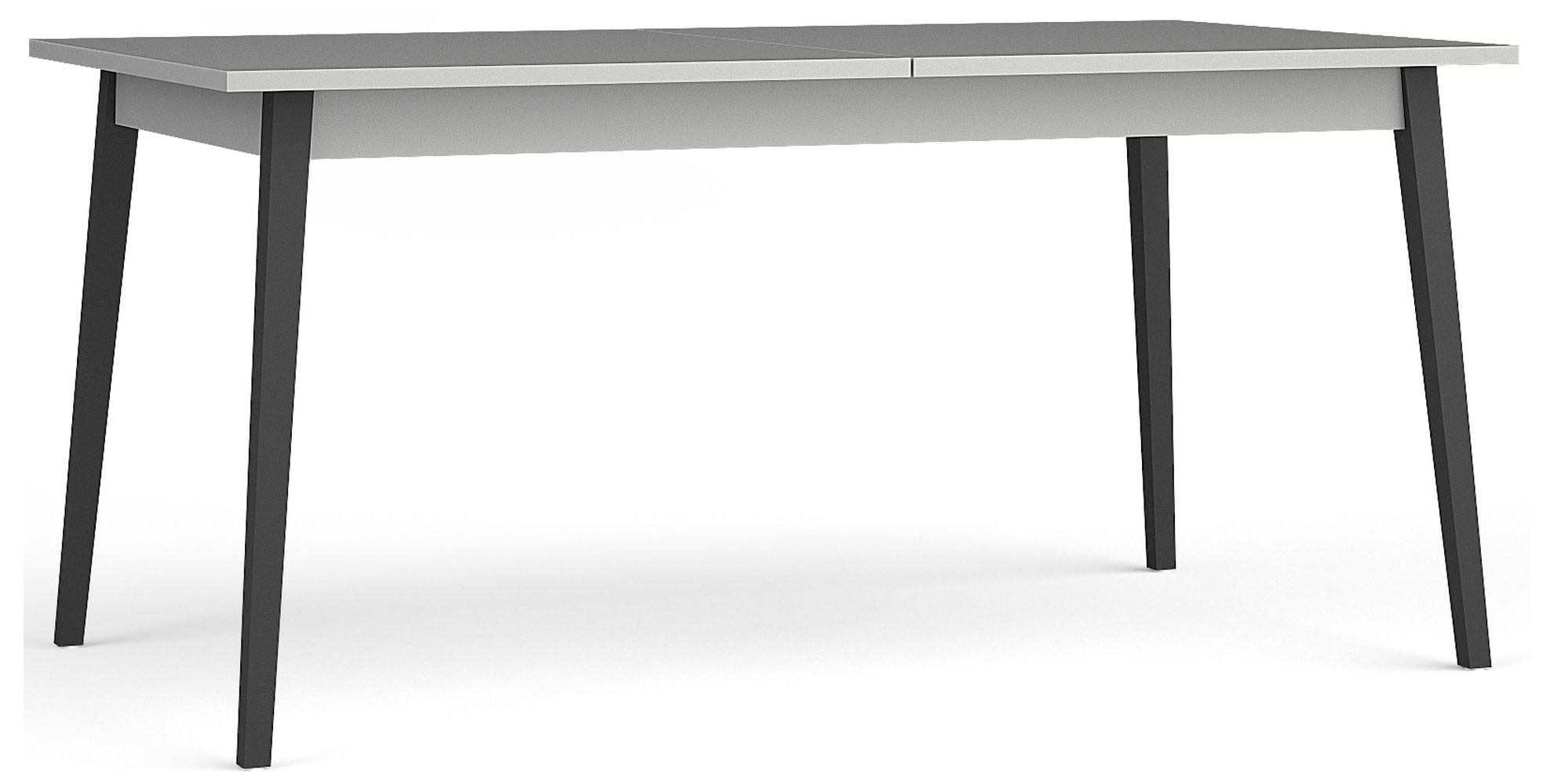 Feldmann-Wohnen Esstisch Grau, Schwarz 180x76x90 cm