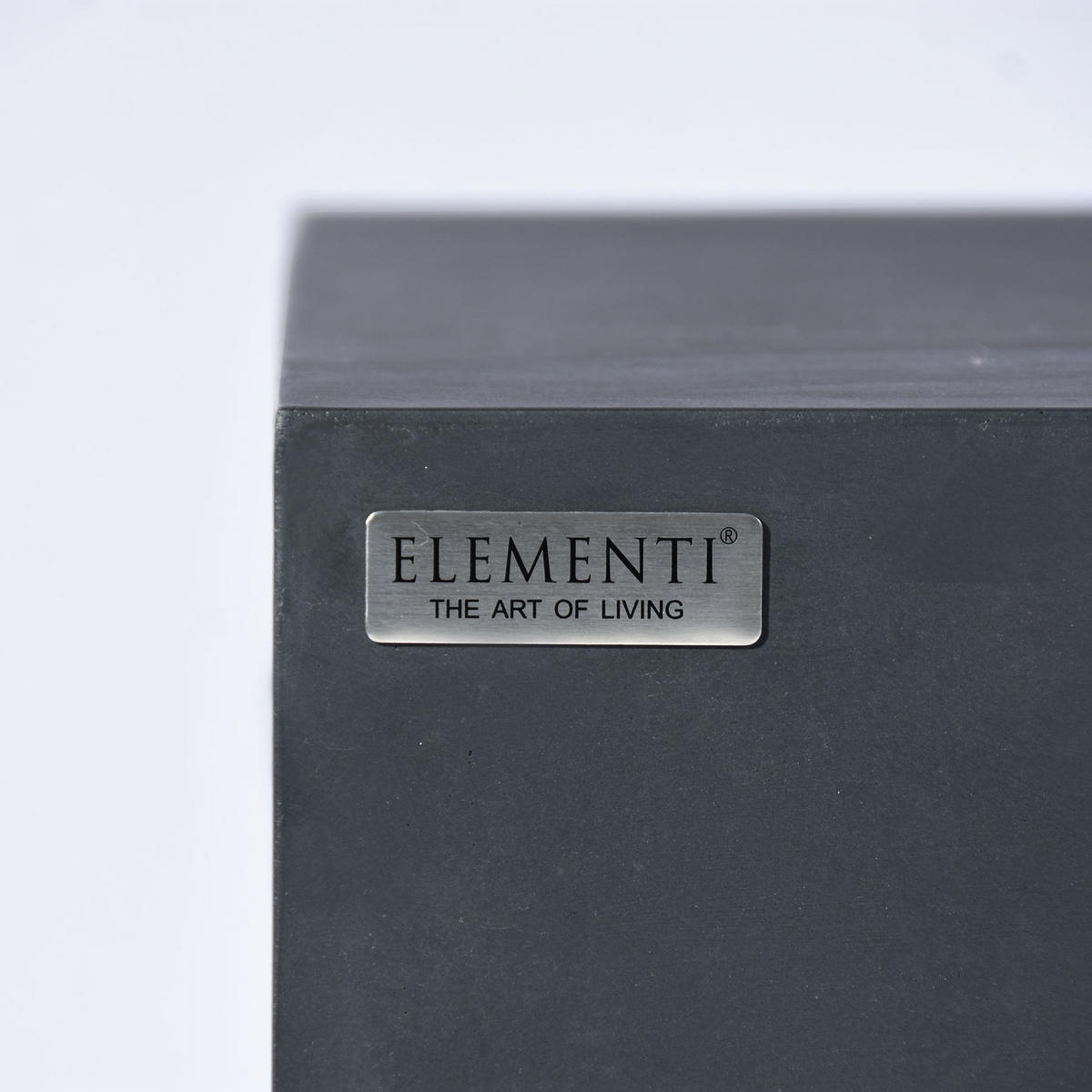 FEUERTISCH Granville Gasfeuerstelle aus GF-Beton 152/69/43 cm - Dunkelgrau, Naturmaterialien (70/43/152cm) - Elementi