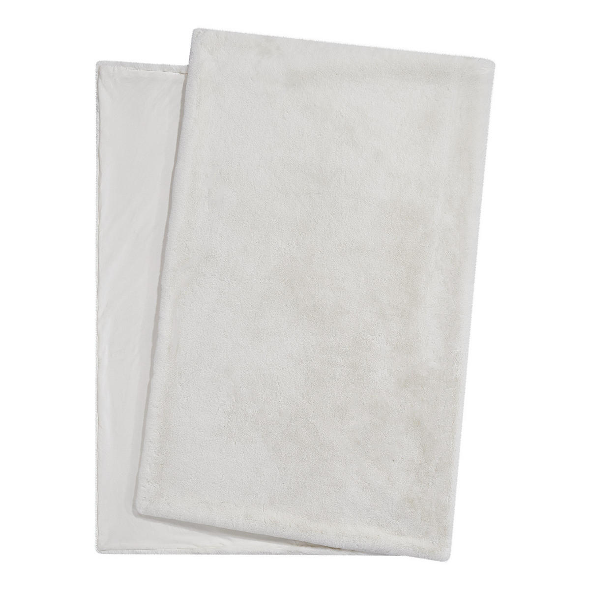 FELLDECKE Wild Thing - Weiß, Kunststoff (150/200cm) - Butlers