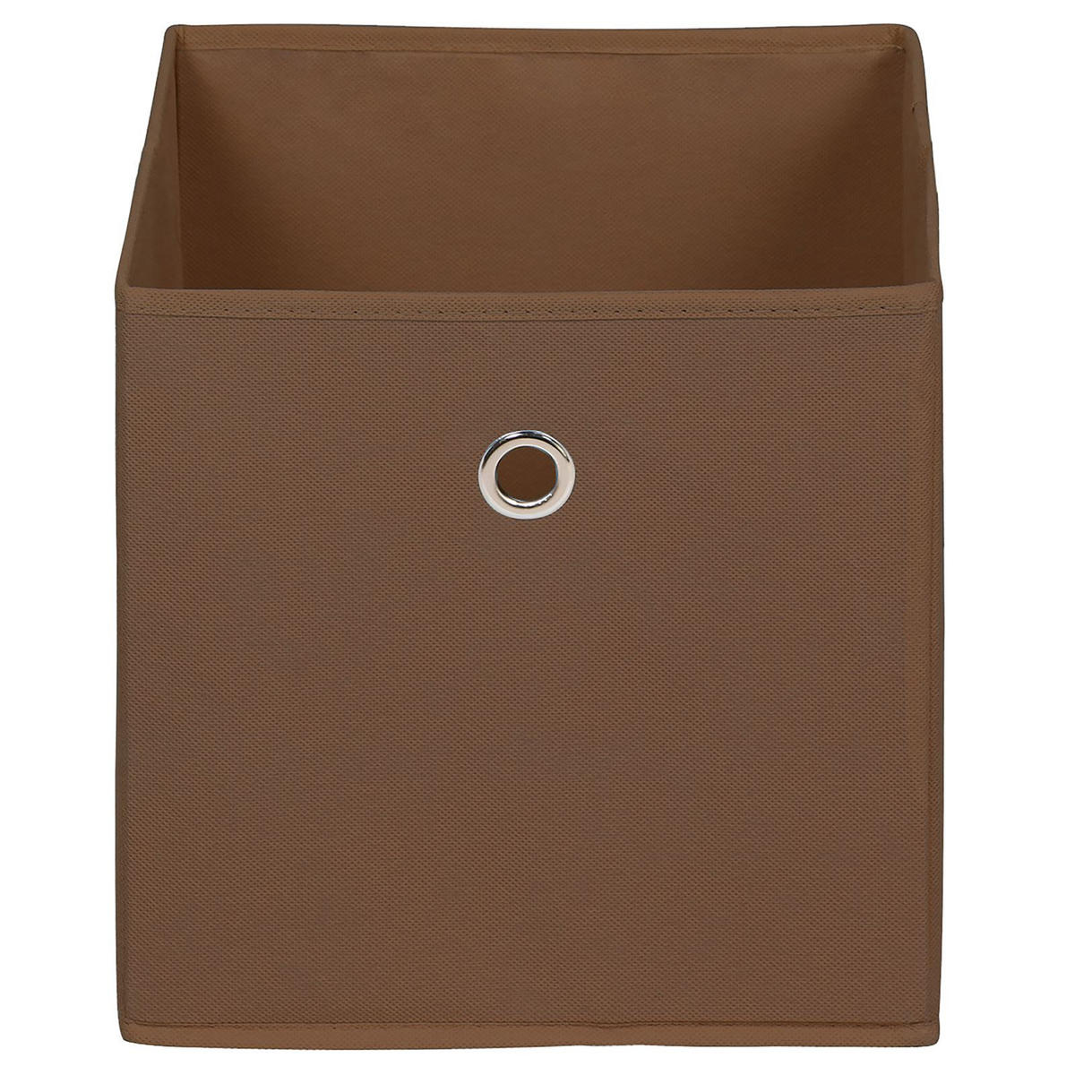 FALTBOX ELA 2ER-SET - Braun, Textil (27/27/27cm) - IDIMEX