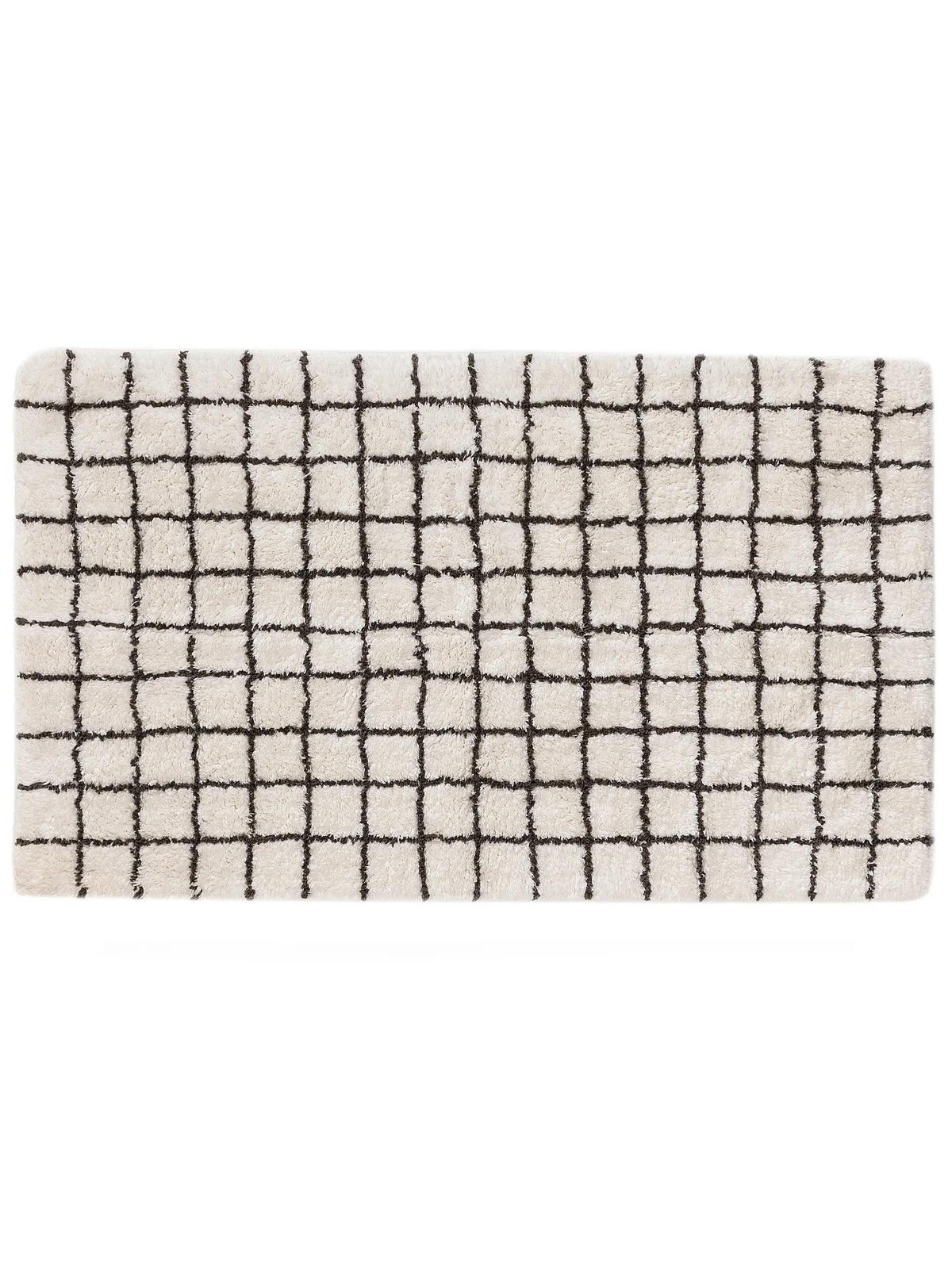 BADEMATTE Wavu Weiß 60x100 cm - Weiß, Textil (60/100cm) - benuta Nest