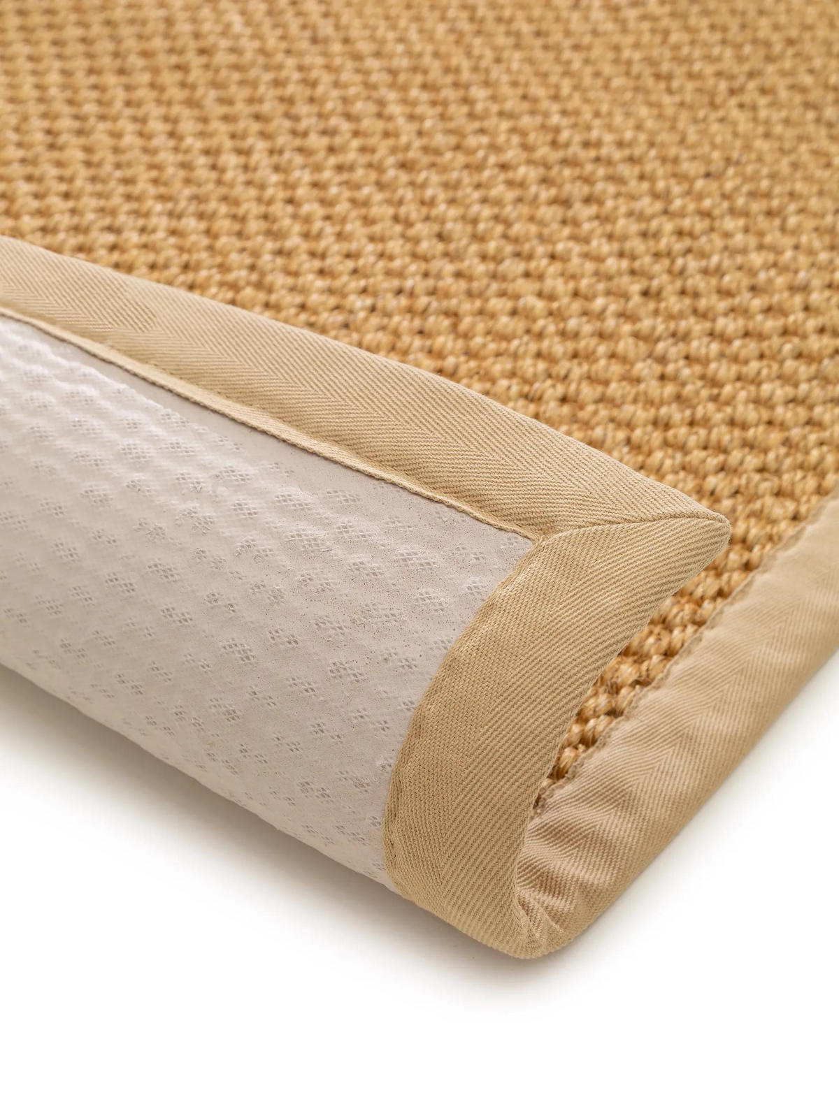 SISALTEPPICH Greta Beige 200x200 cm - Beige, Textil (200/200cm) - benuta Pure