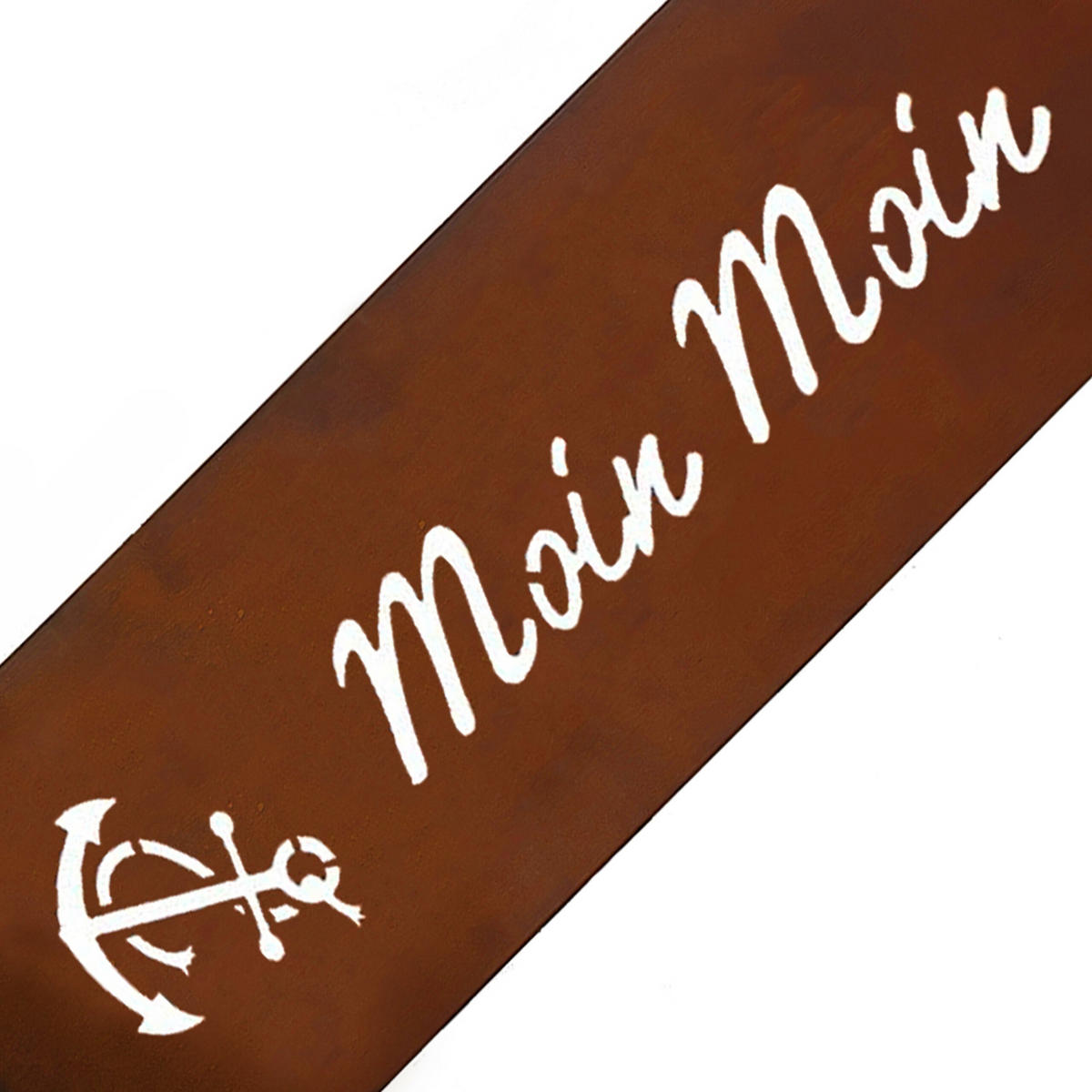 EDELROST-GARTENDEKO - Braun, Metall (1.5cm) - Relaxdays