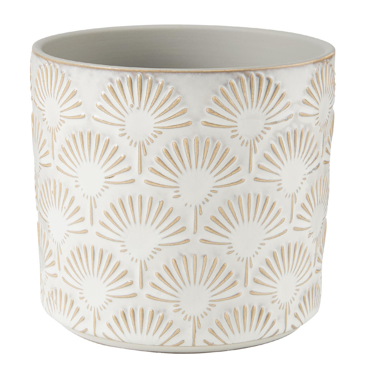 BLUMENTOPF (6er Set) Bloomy - Creme, Keramik (13cm) - BUTLERS