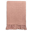 BAUMWOLLDECKE Puderrosafarben - Pink, Textil (127/152cm) - Malagoon