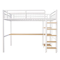 HOCHBETT Metall 140/200 cm Weiß - Weiß, Metall - Raumix