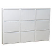 SCHUHKIPPER weiß - Weiß, Holzwerkstoff (152/106/16cm) - ebuy24