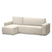 ECKSOFA Kingi Ecru - Ecru, Textil (244/142cm)