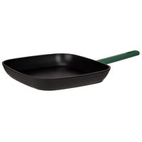 GRILLPFANNE Aluminium 29/48,5/5 cm - Schwarz, Metall (29/48.5/5cm) - Kinvara