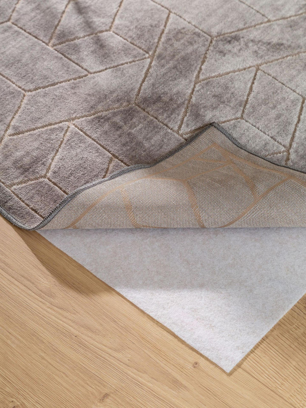 KOBEREC Daisy Šedá 100x150 cm - šedá, textil/umělá hmota (100/1cm) - KUNSTLOFT