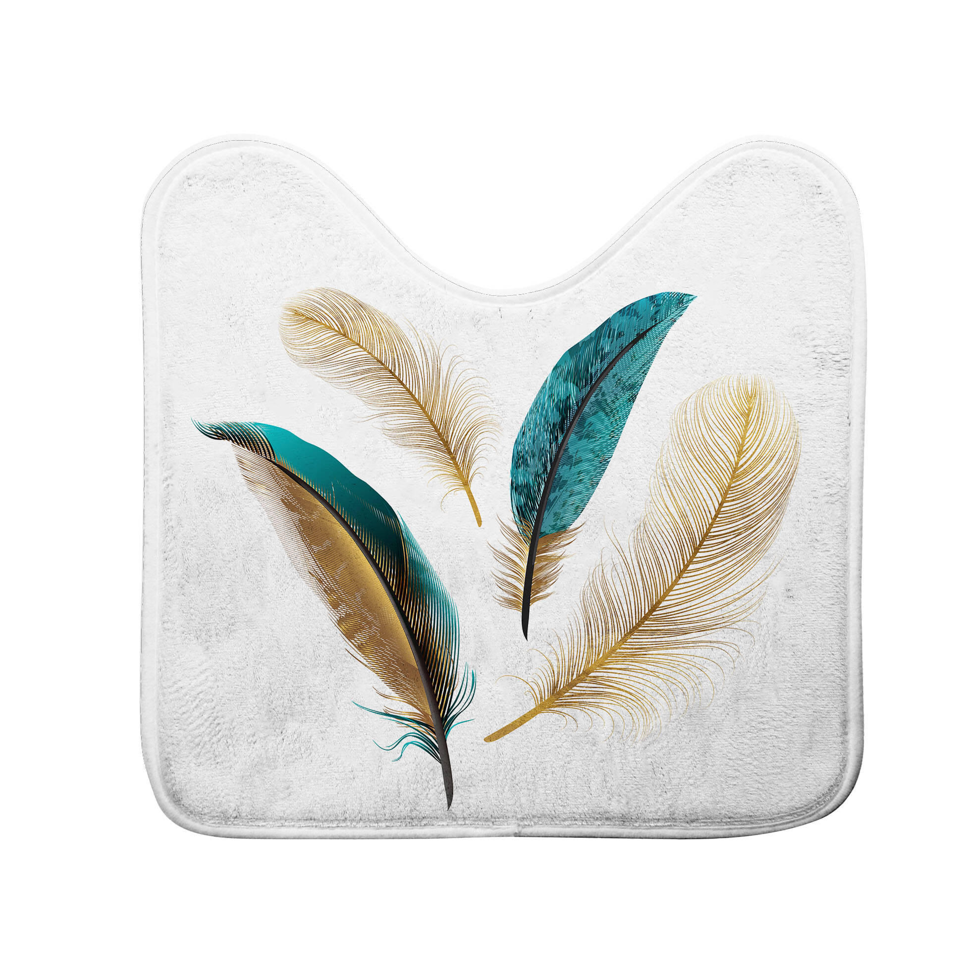 TOILETTENTEPPICH Plumiss 45/45 cm - Multicolor, Textil (45/45cm) - Douceur d´intérieur