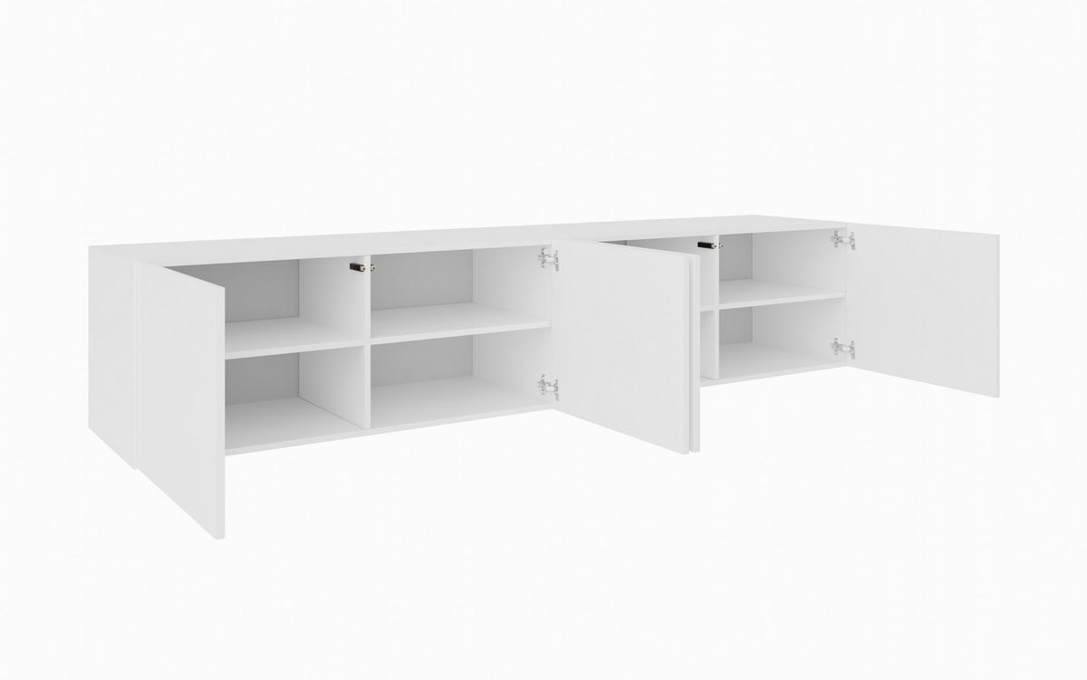 TV-SCHRANK LIO - Weiß, Holzwerkstoff (200/41/40cm) - Meblini