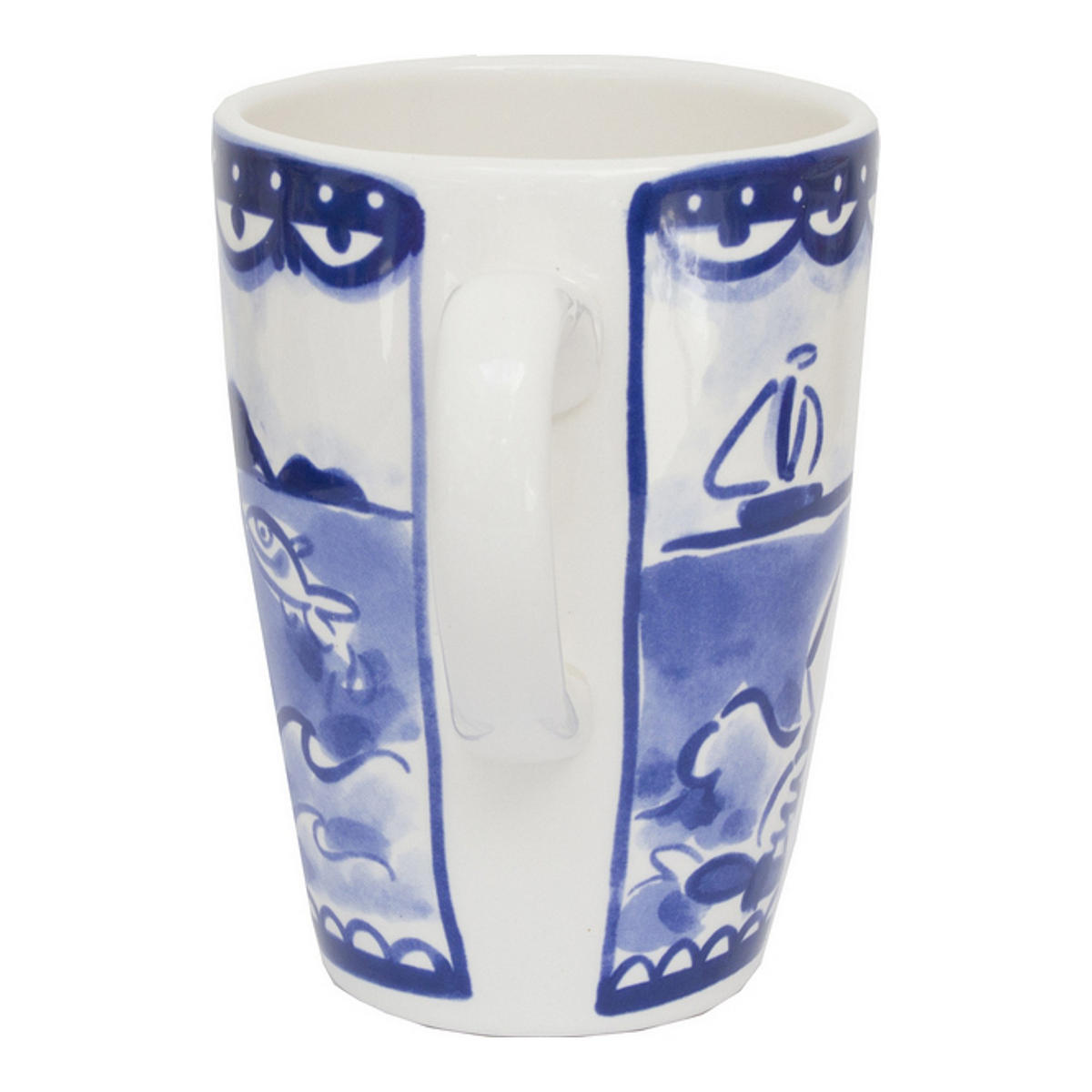 XL-BECHER Delfts Blond in Blau - 500 ml - Multicolor, Keramik (0.5L) - Blond Amsterdam