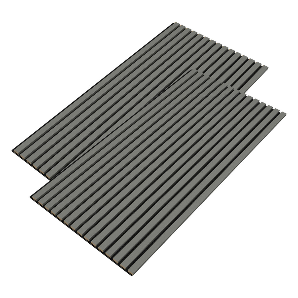 AKUSTICKÝ SET STĚNOVÝCH PANELŮ Vang 2 KS - dub bianco, kompozitní dřevo/plast (60/120/2.1cm) - NEU.HOLZ