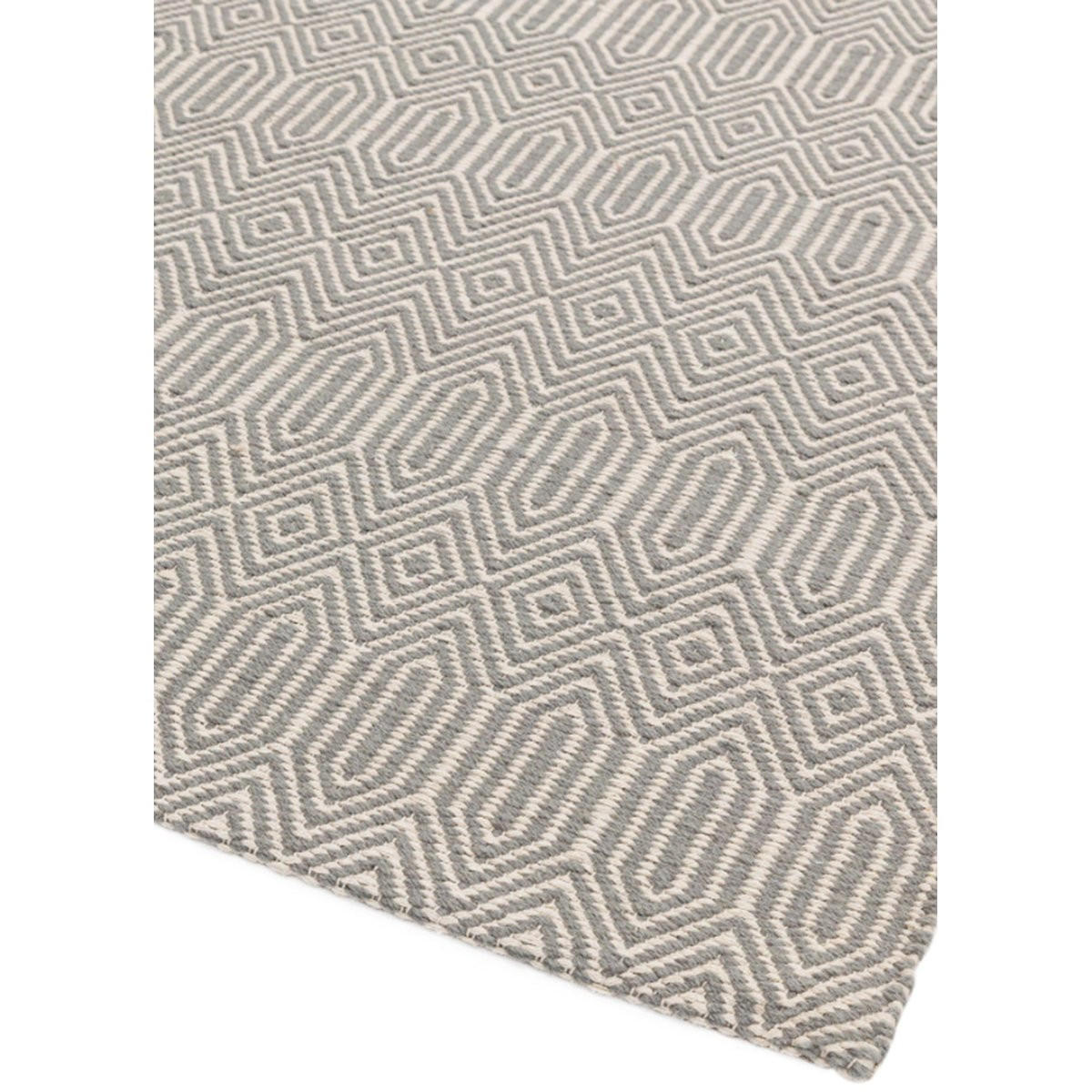 TEPPICH Handgewebter aus Wolle und Baumwolle im Berber-Stil SILWAN Grau 200 x 300 cm - Grau, Naturmaterialien (200/300cm) - Novatrend