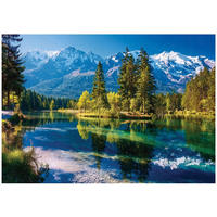 FOTOTAPETE Berge Natur Landschaft Wohnzimmer 150x105 - Multicolor, Papier (150/105cm) - Wallarena