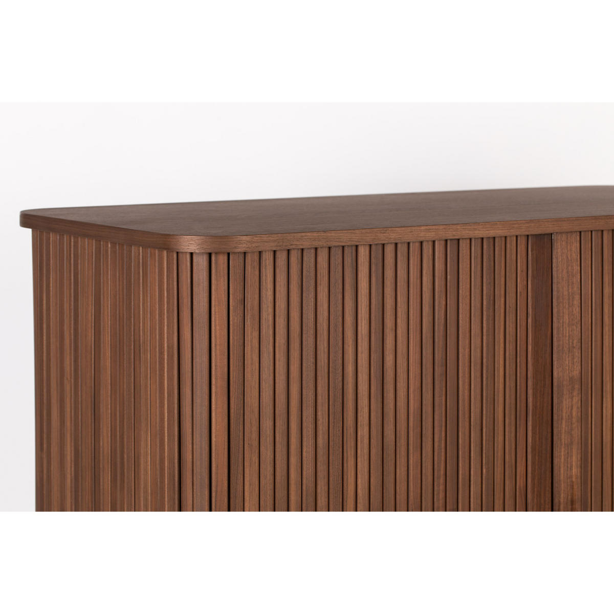 AUFBEWAHRUNGSSCHRANK Barbier Walnussfarbe - Braun, Holzwerkstoff (100/140/45cm) - Zuiver