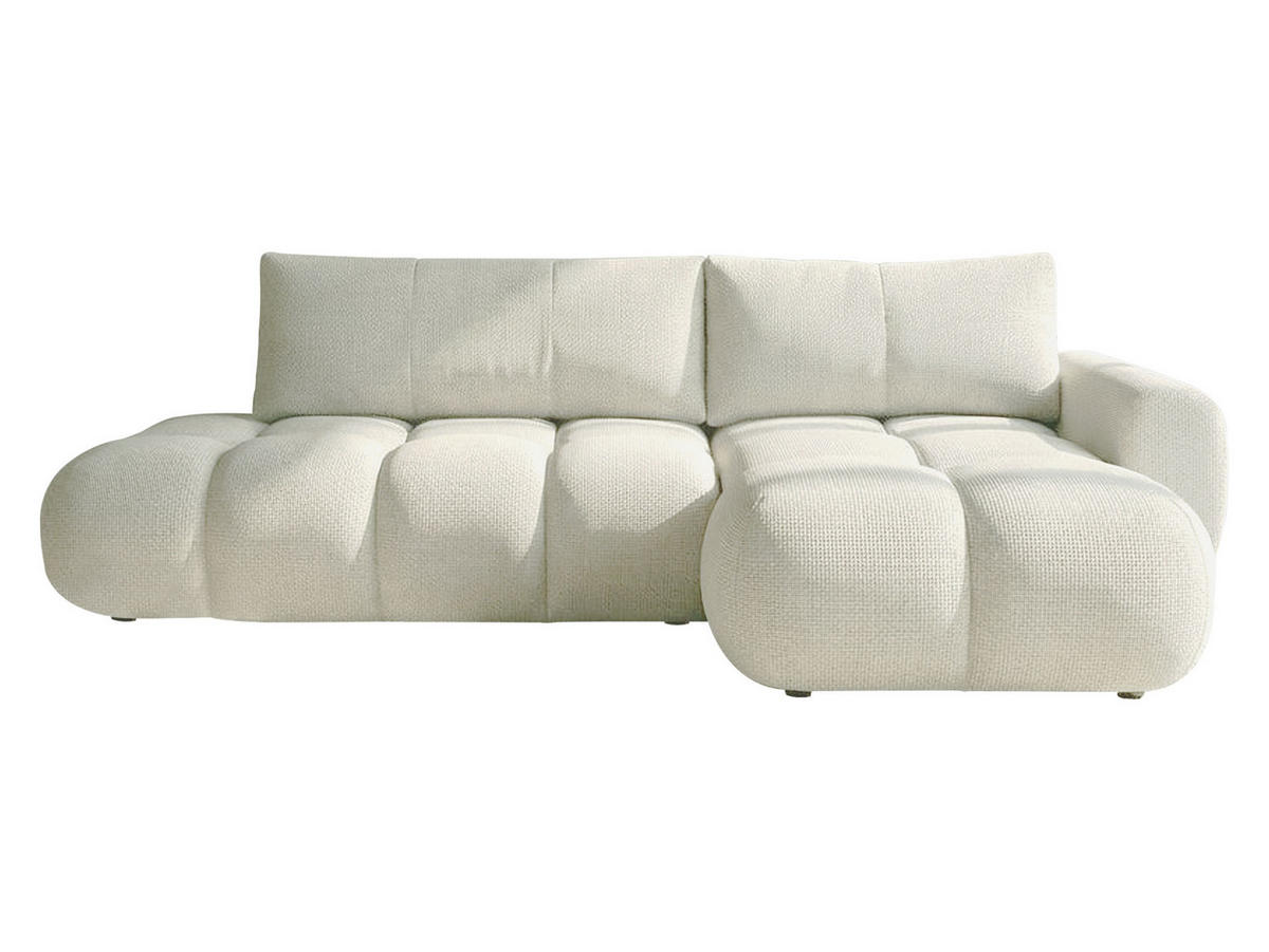 ECKSOFA Mitto O, Seite: Rechts - Creme/Schwarz, Holz/Kunststoff (285/172cm) - MIRJAN24