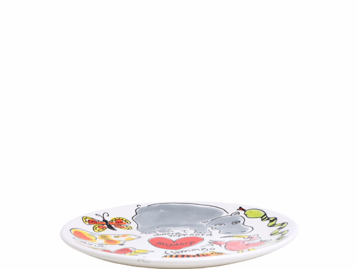 KUCHENTELLER Blijdorp in Bunt - 18cm - Multicolor, Keramik (18/18/2cm) - Blond Amsterdam