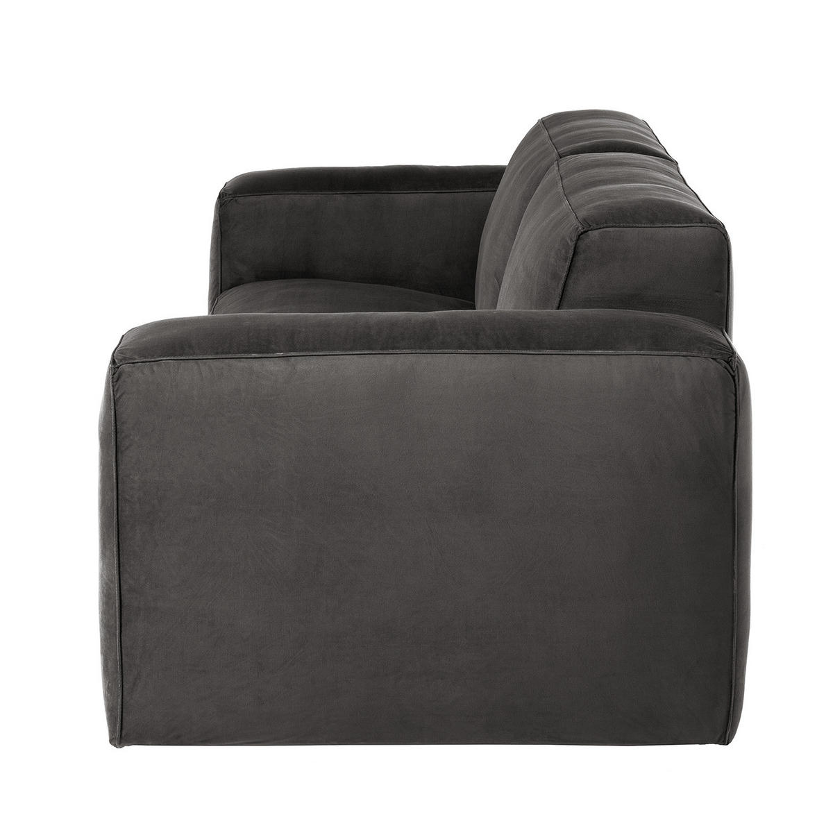 2-SITZER SOFA - Dunkelgrau, Textil (190/75/96cm) - home24