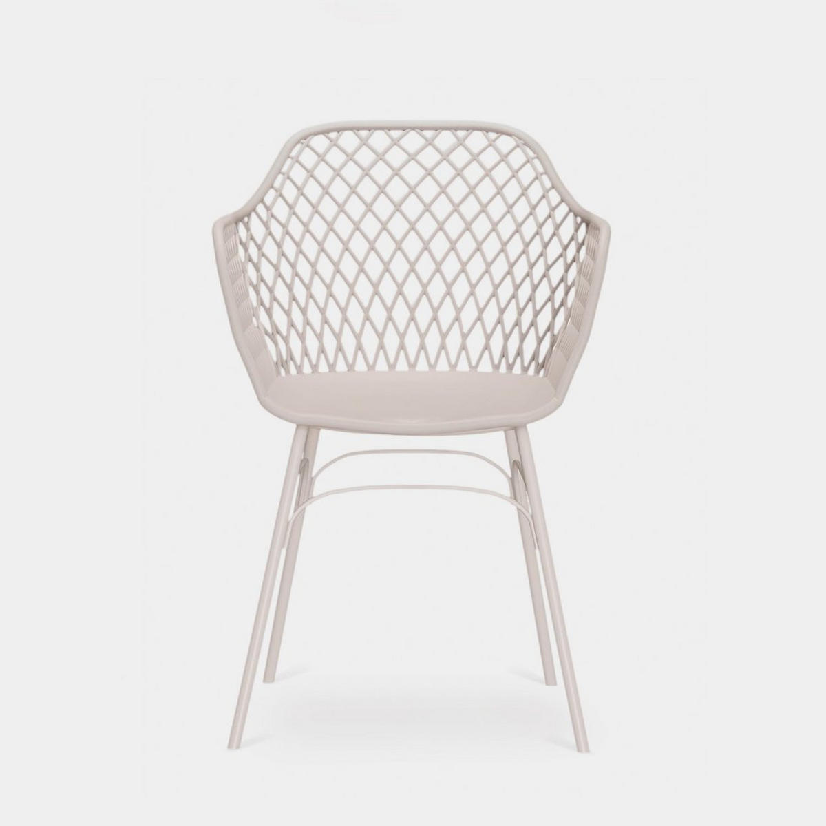 STUHL FÜR DRAUSSEN Stal Beige 59 cm x 72 cm - Beige, Kunststoff (59/72/56cm)