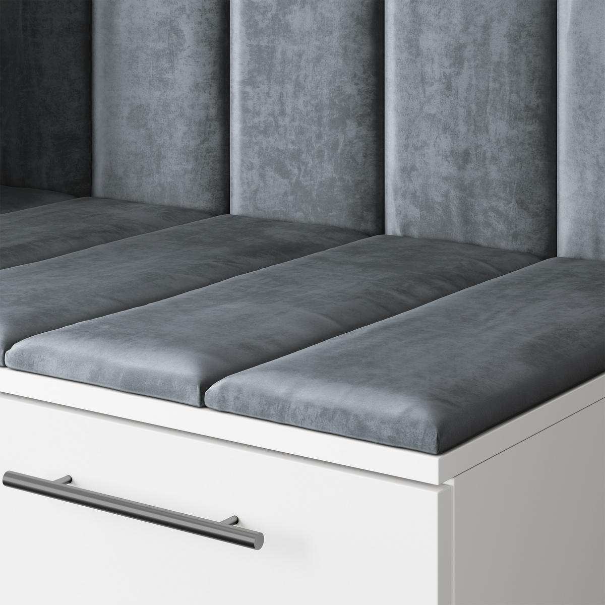 GARDEROBENSCHRANK REMA 150/240/60 cm Modern Garderobe-Set Kaschmir - Kaschmir/Grau, Holzwerkstoff (150/240/60cm) - MASSENO