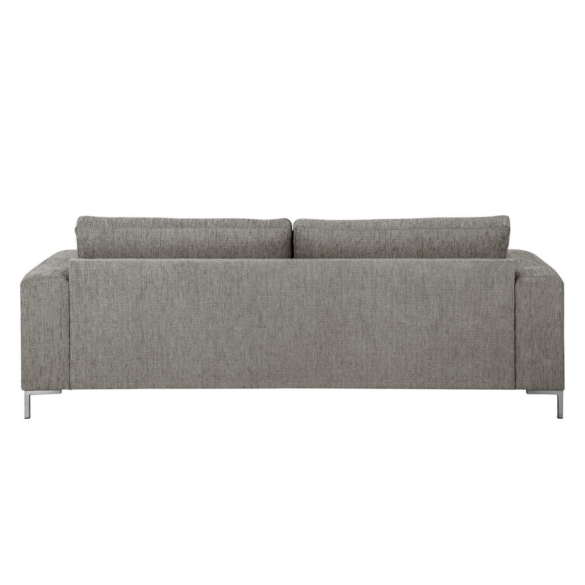 3-SITZER SOFA - Silberfarben/Hellblau, Textil/Metall (221/83/89cm) - home24