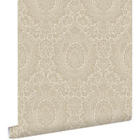 TAPETE Ornamente 50 x 900 cm - Beige, Papier (50/900cm) - ESTAhome