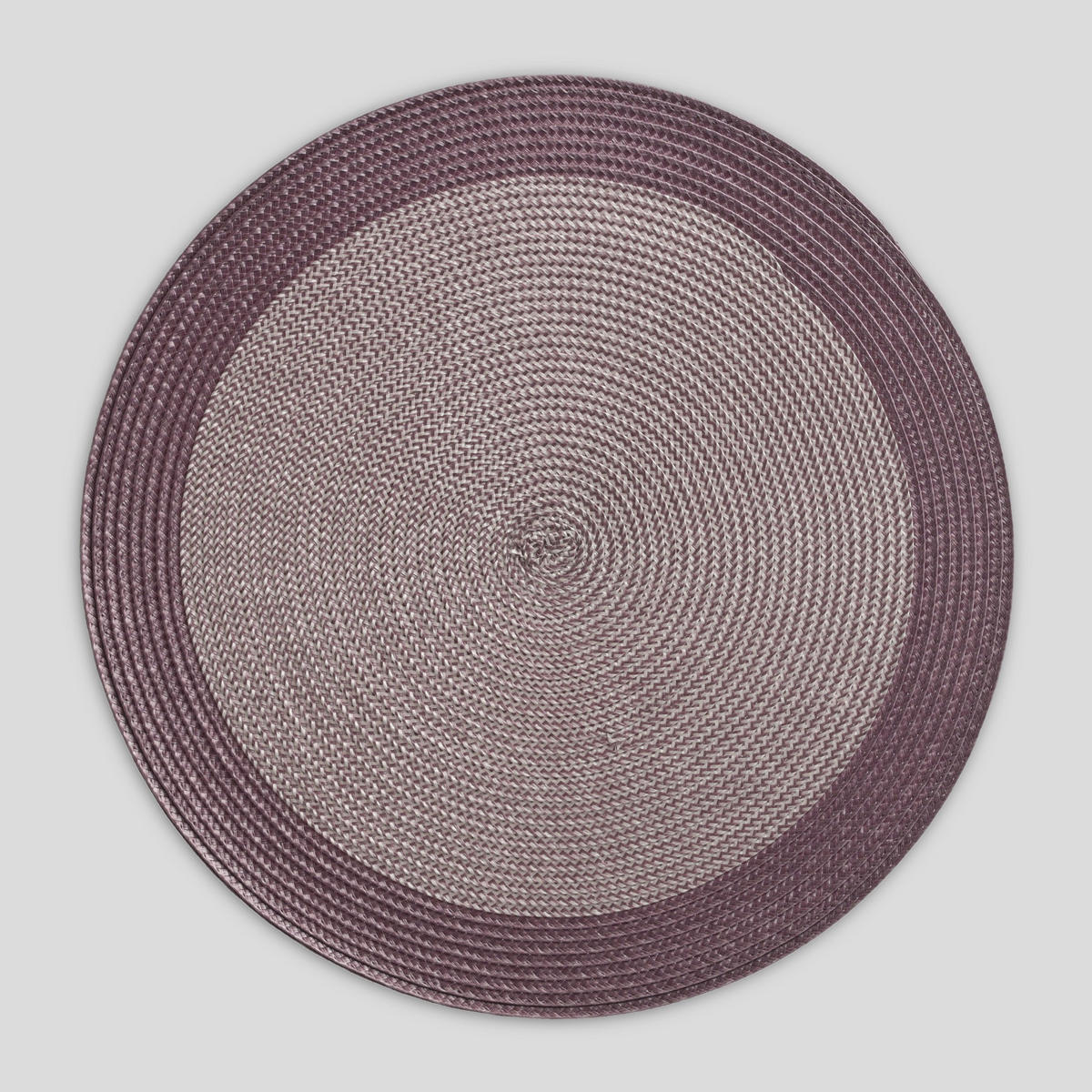 TISCHSET Lisena, Durchmesser 38cm, Rund Platzmatte, Platzdeckchen Telleruntersetzer für Dekorative Tisch, Esszimmer, Restaurant - Violett, Kunststoff (38cm) - home&you