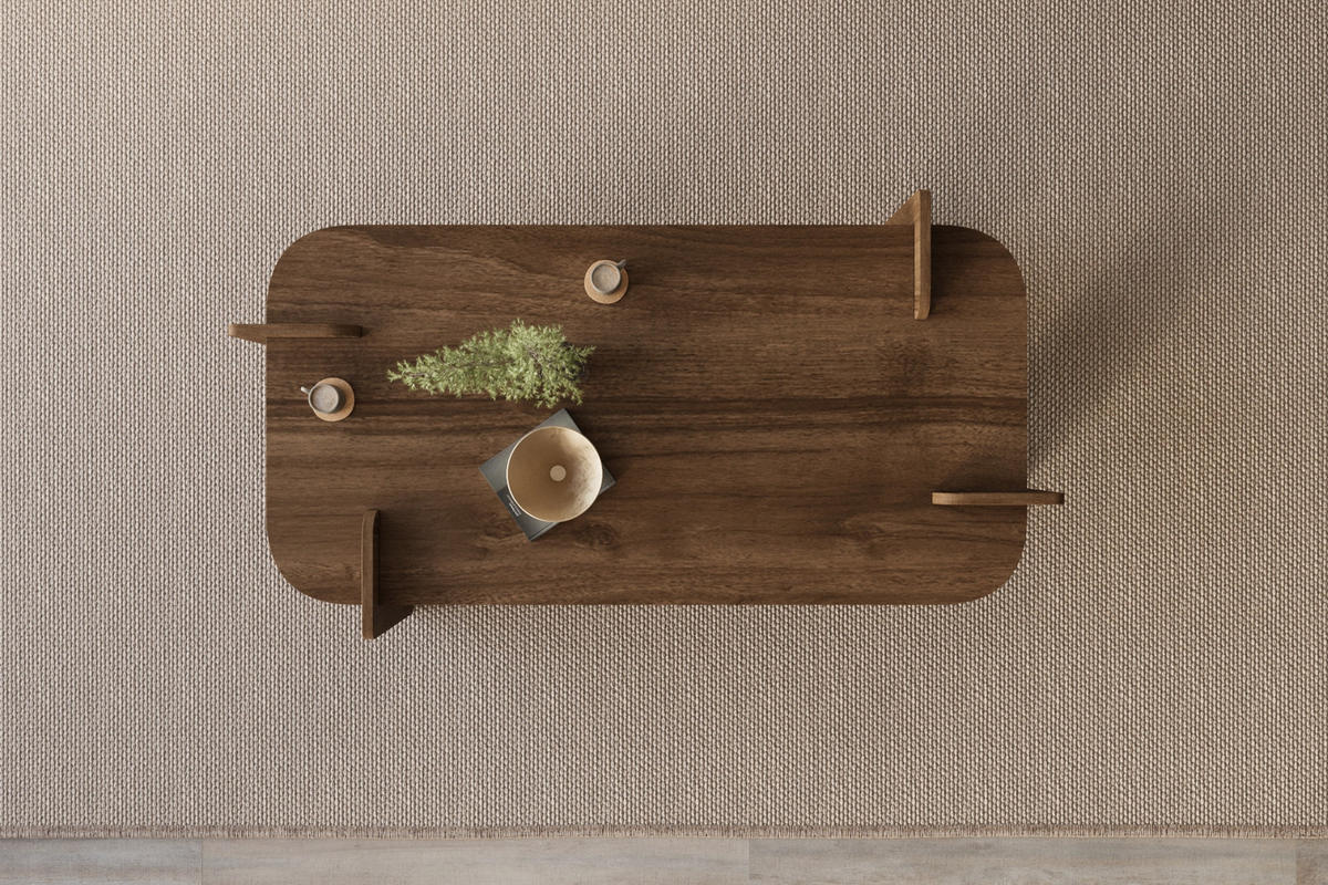 COUCHTISCH Twinkle Braun 60x120 - Braun, Holzwerkstoff (60/120/35cm) - moebel17