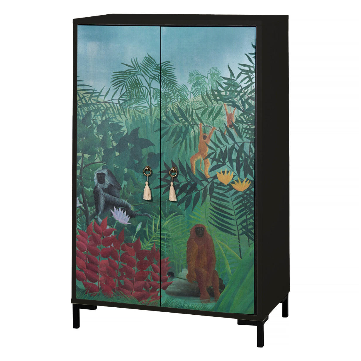 Thumbnail - RNT By Really Nice Things Sideboard, Grün, Holzwerkstoff, 45x123x75 cm, Esszimmer, Anrichten