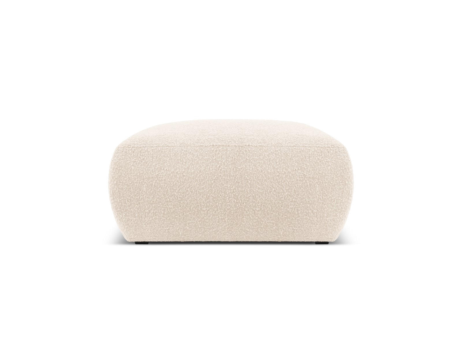 POUF Molino aus Boucle beige - Beige, Textil (75/36/75cm) - Micadoni