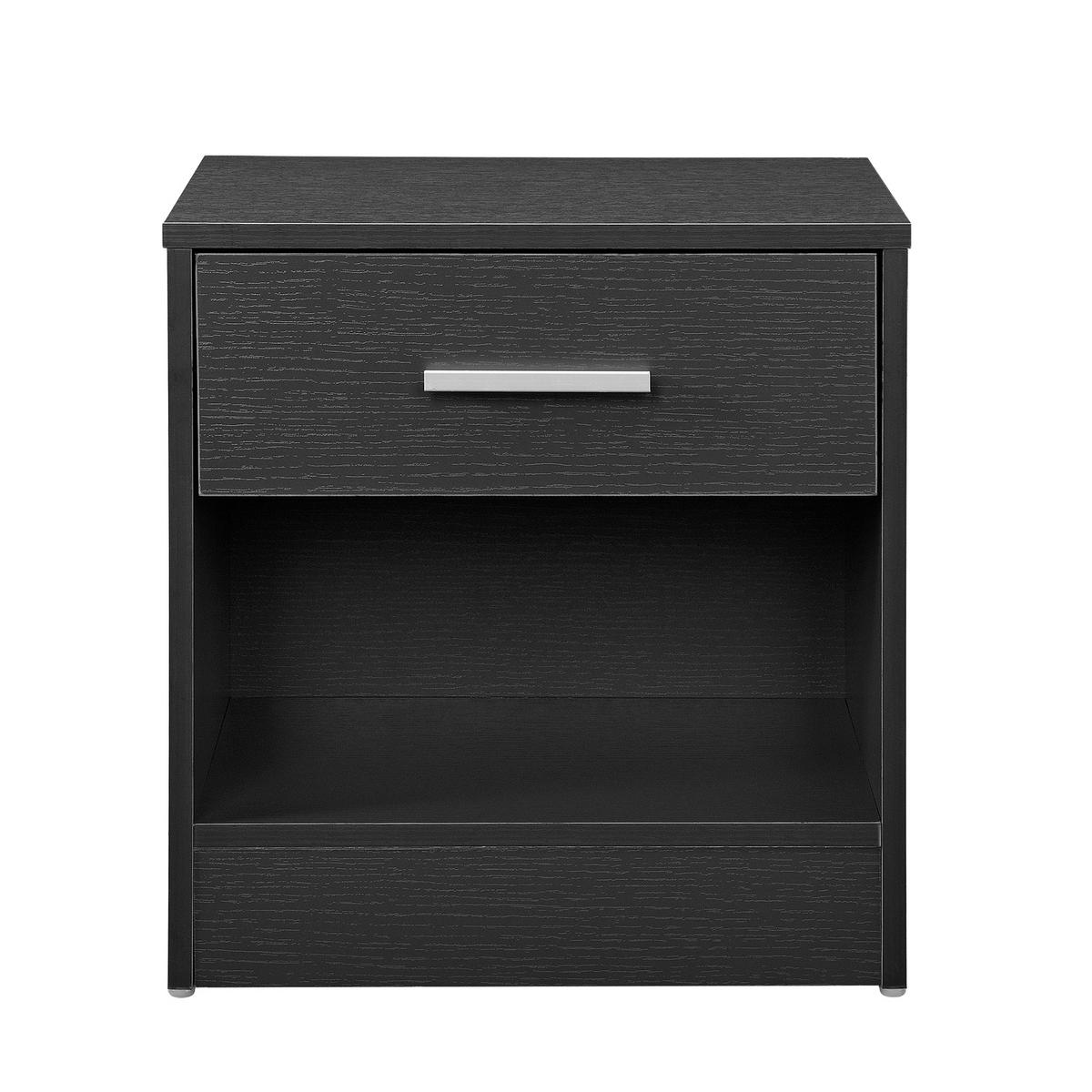 NACHTTISCH Jette - Grau, Holzwerkstoff (37/38/30cm) - [en.casa]