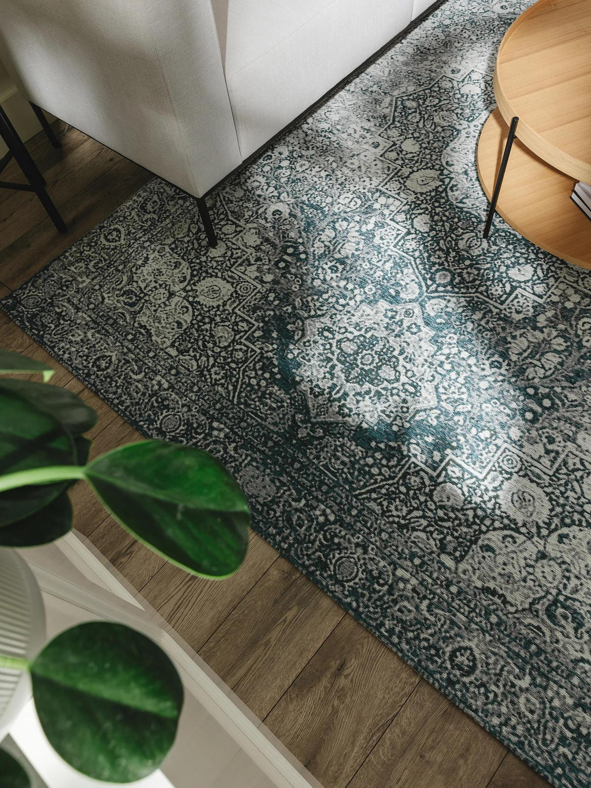 FLACHGEWEBETEPPICH Frencie Blau 160x235 cm - Blau, Textil (160/235cm) - benuta Nest