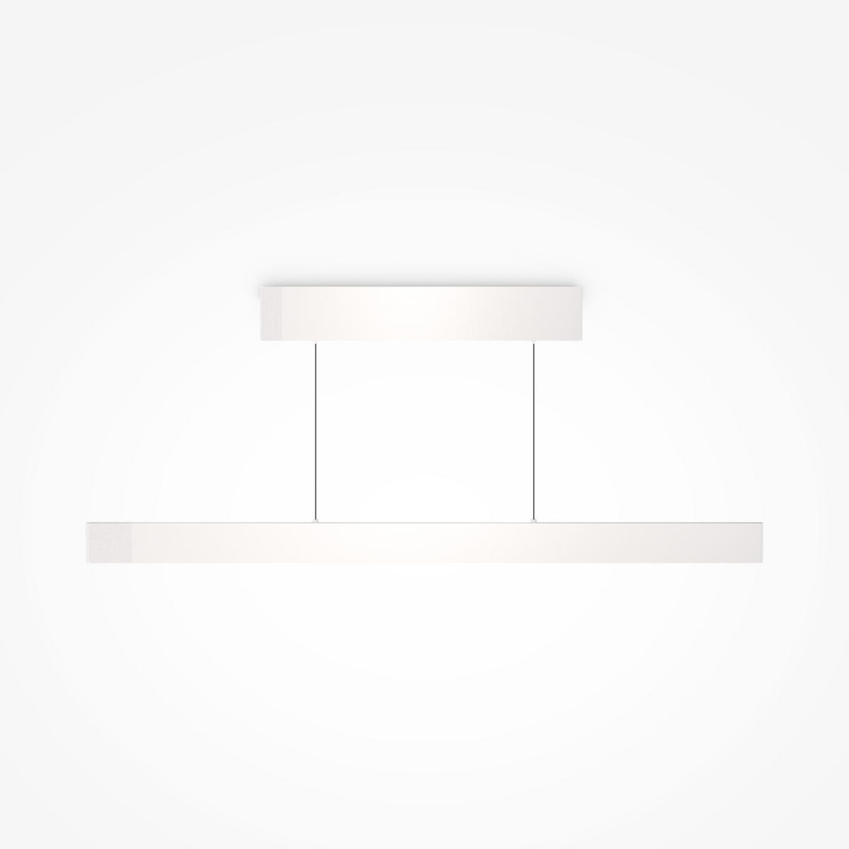 HÄNGELEUCHTE Euphoria - Weiß - 116/1.5/7 cm - Weiß, Kunststoff (116/1.5/7cm) - Maytoni