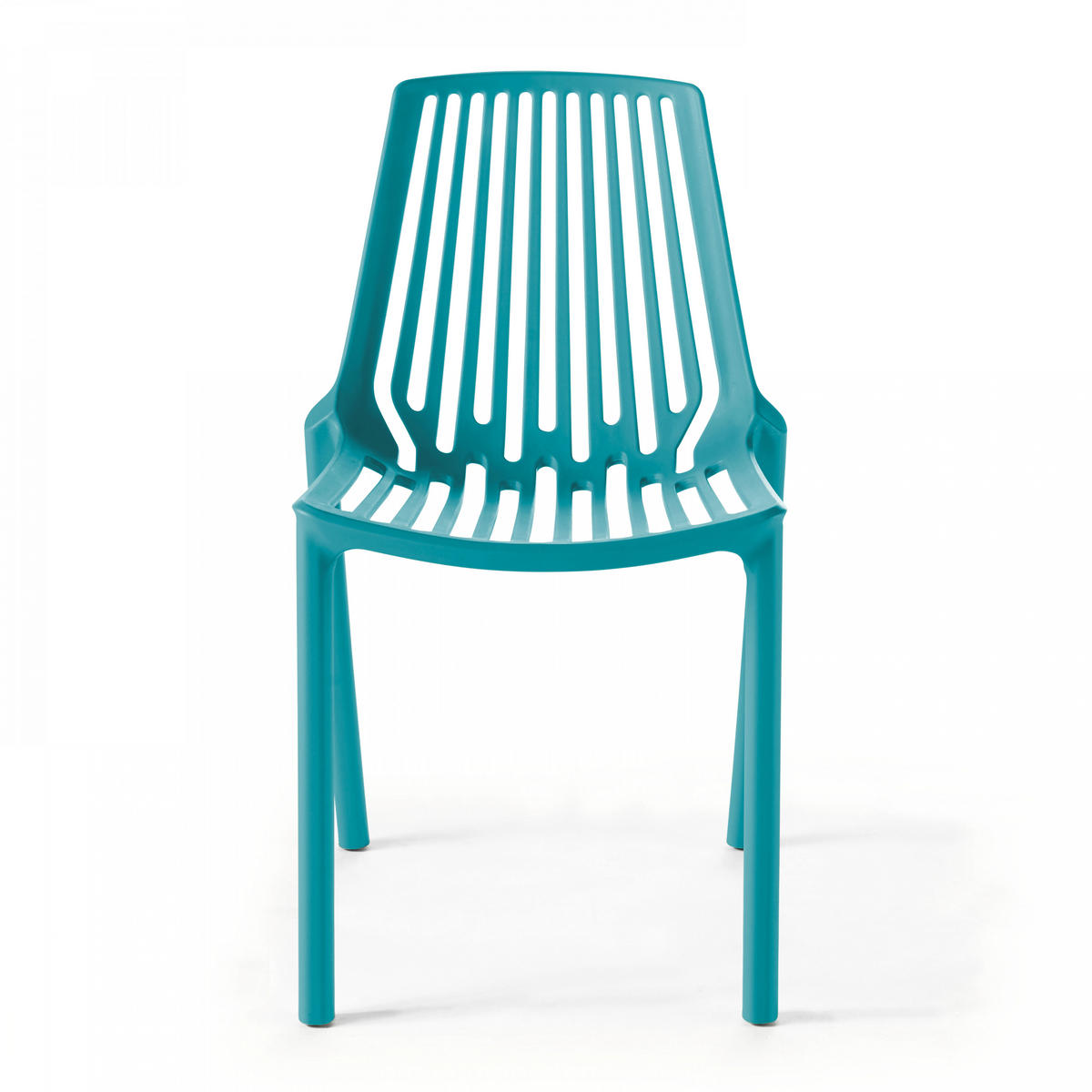 GARTENSTUHL, Blau - Blau, Kunststoff (55/80/46cm) - Oviala