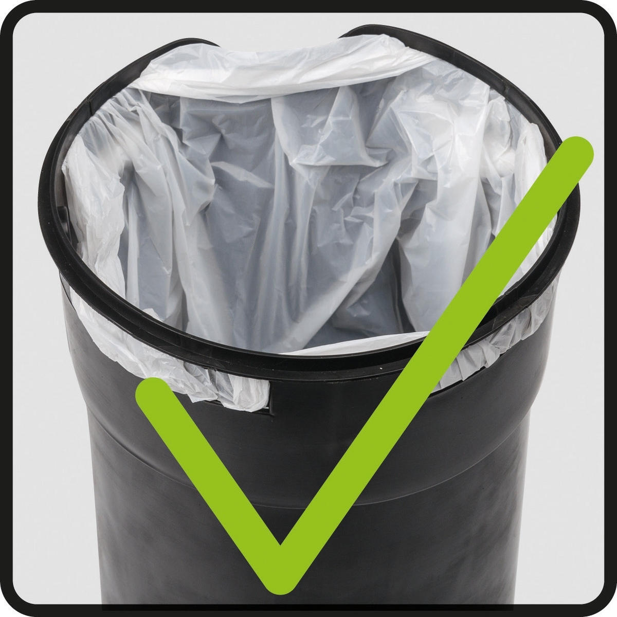 TRETEIMER für Bad 3 l 22,5/17/25 cm - Dunkelblau, Metall (17/25/22.5cm) - Wenko