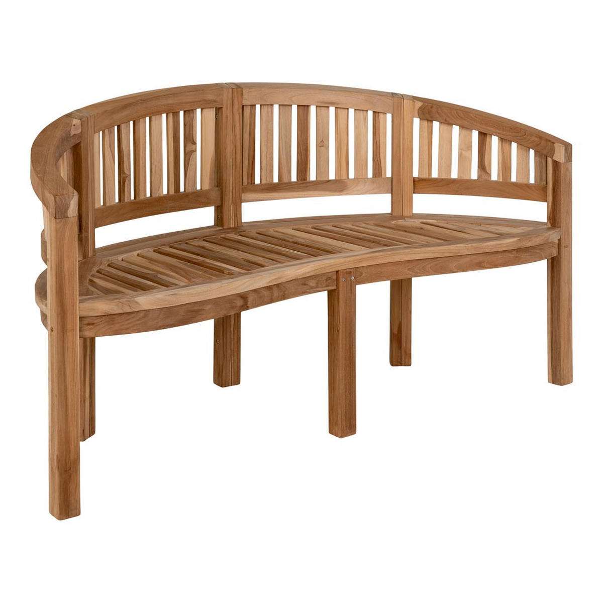 GARTENBANK Teak Dekor - Teakfarben, Holzwerkstoff (150/85/60cm) - ebuy24