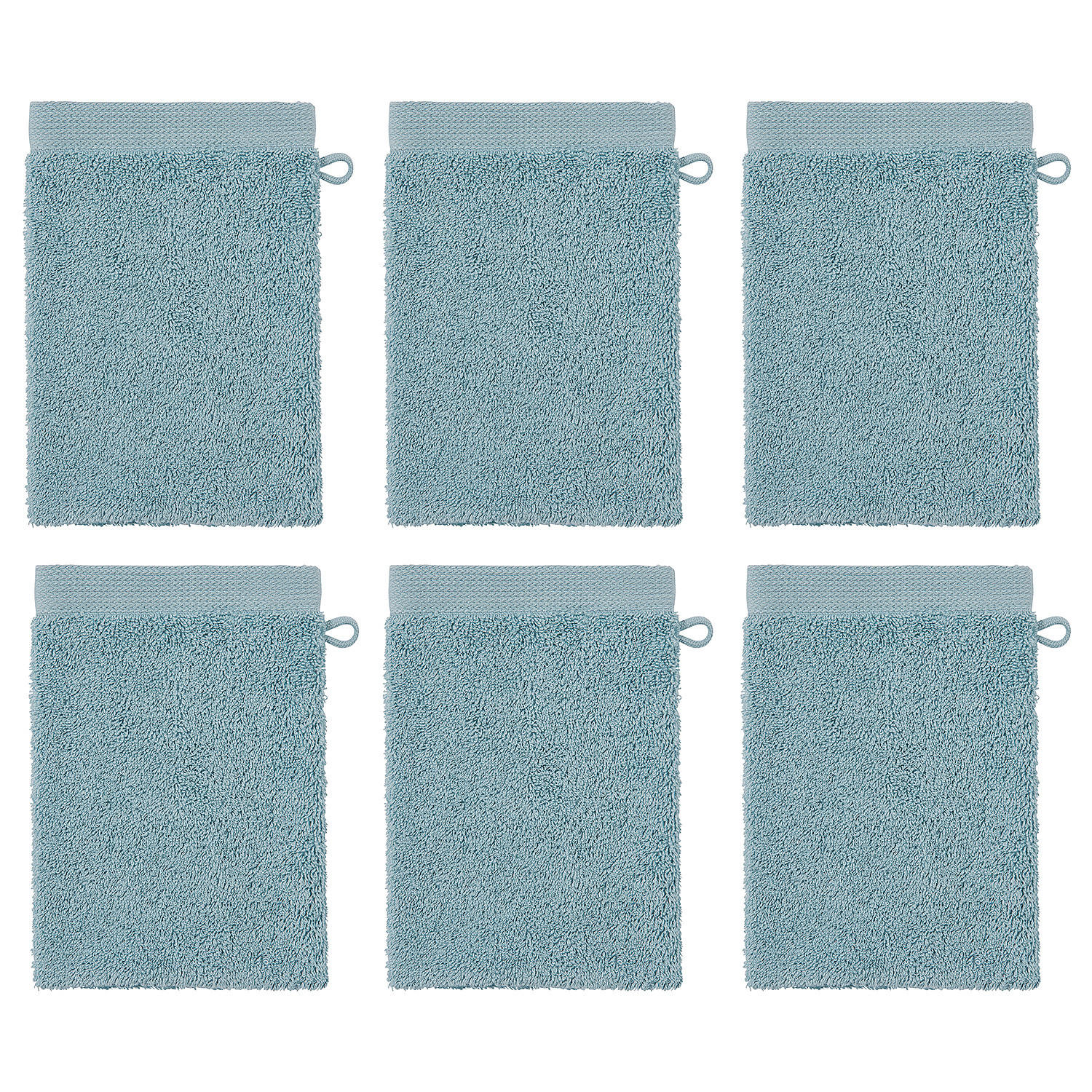 Butlers Waschhandschuh Blau 15x21 cm